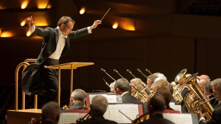 leading orchestra to success