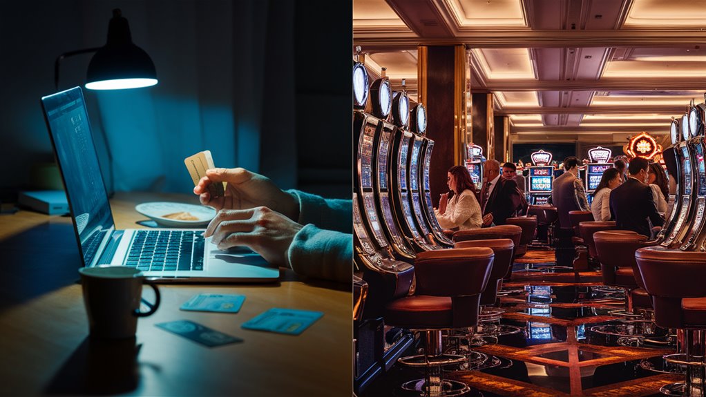 online vs traditional gambling comparison