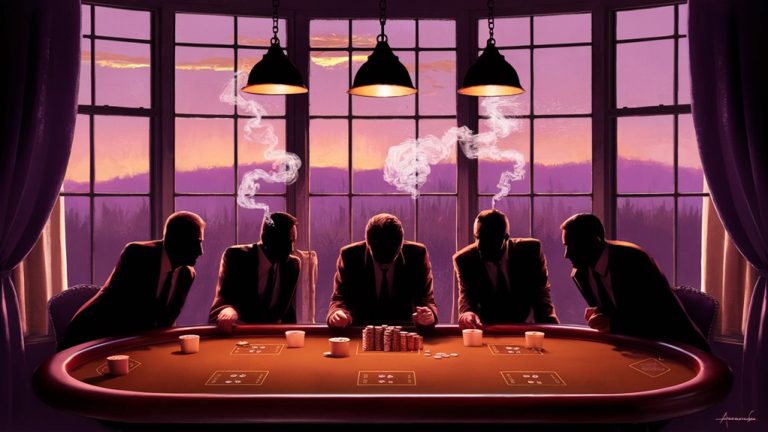 poker freedom at dusk