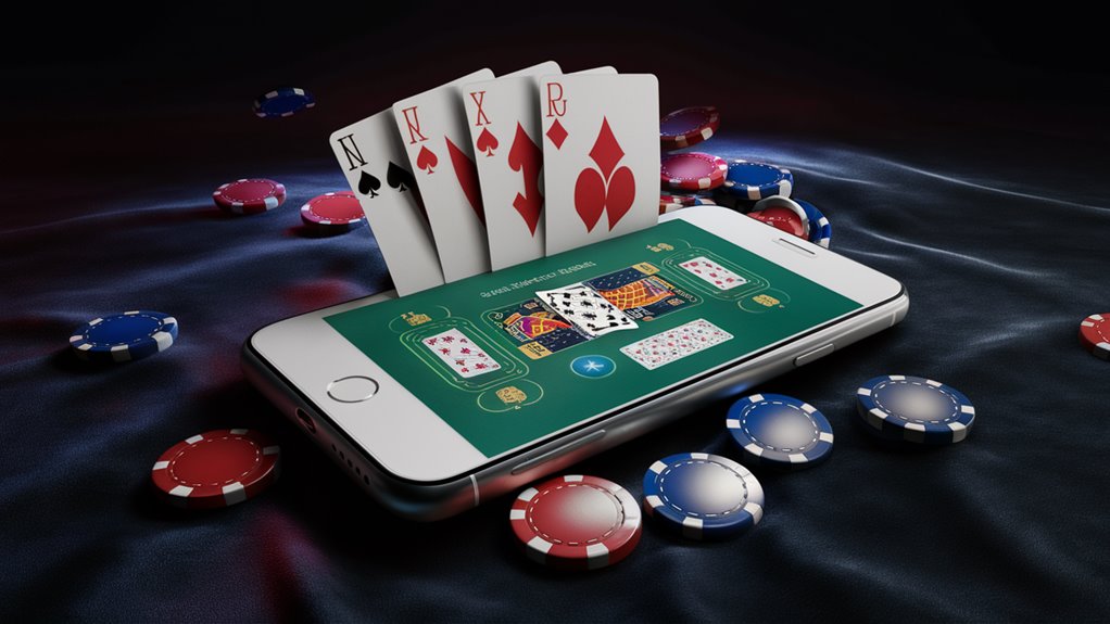 mobile poker gaming applications