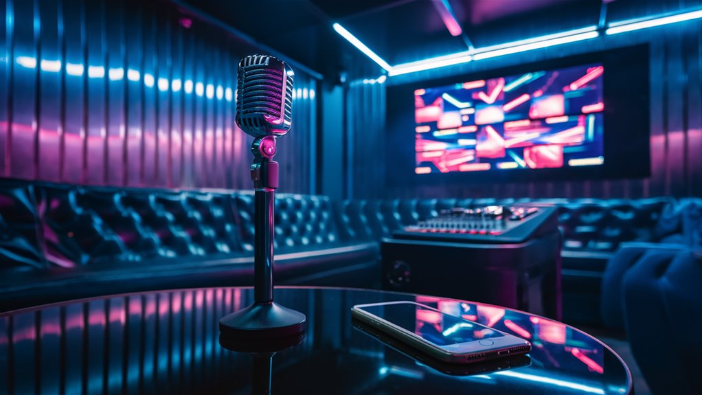 record karaoke room songs