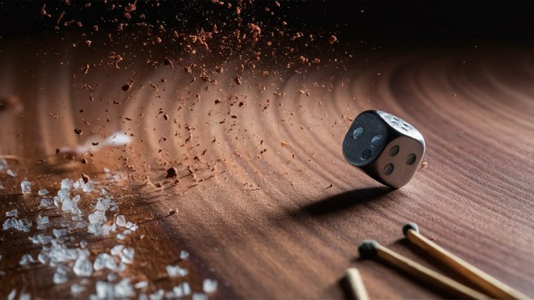 shaking dust creates movement