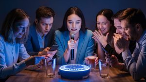 sing carefully around the office