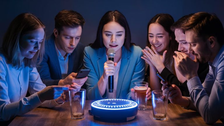 sing carefully around the office