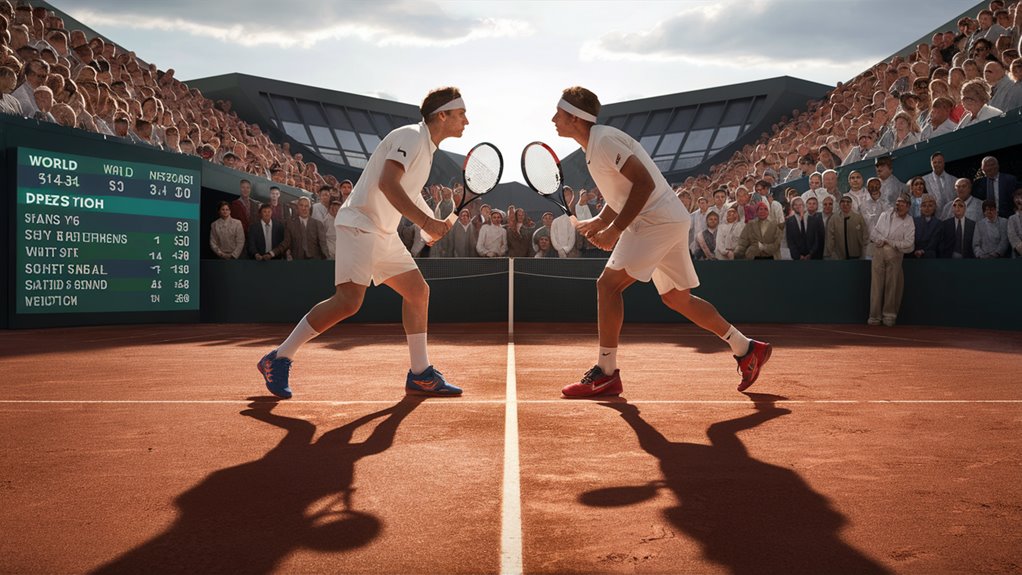 tennis players direct comparisons